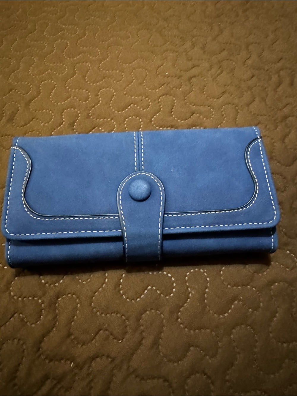 Classic Blue Women's Wallet Clutch